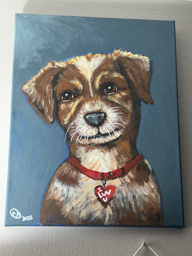 Another angle of the dog by Chrystal Dawn Stevens