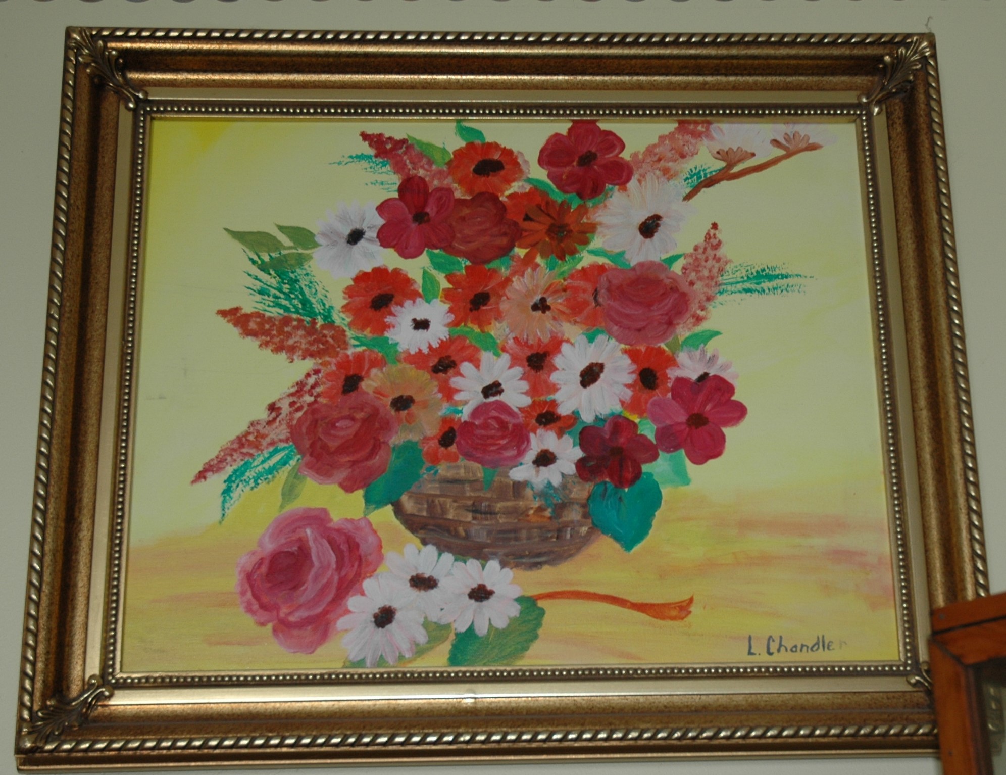 Bowl of Flowers By Loretta Chandler
